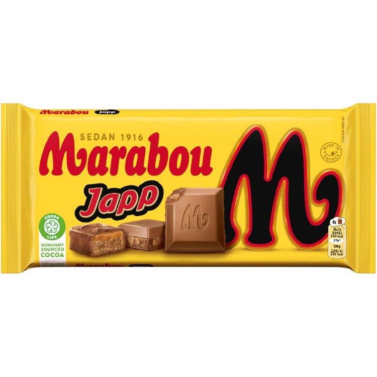 Marabou Japp Chocolate Bar 185g