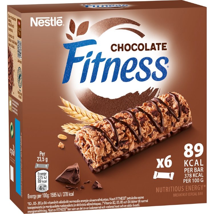 Nestlé Fitness 6x23.5g Chocolate Cereal Bar