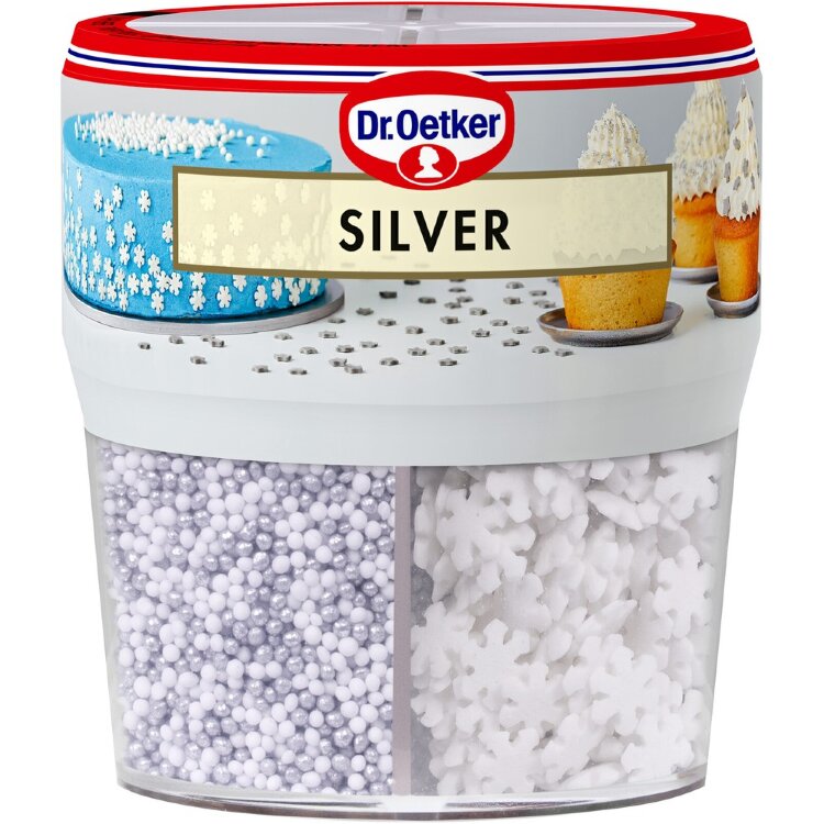 Dr. Oetker Silver Decorating Sprinkles 76g