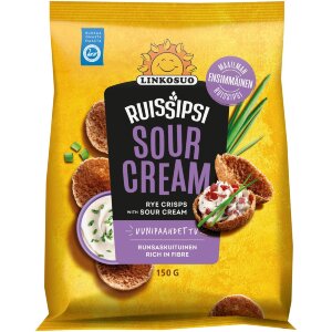 Linkosuo Rye Chips 150g Sour Cream