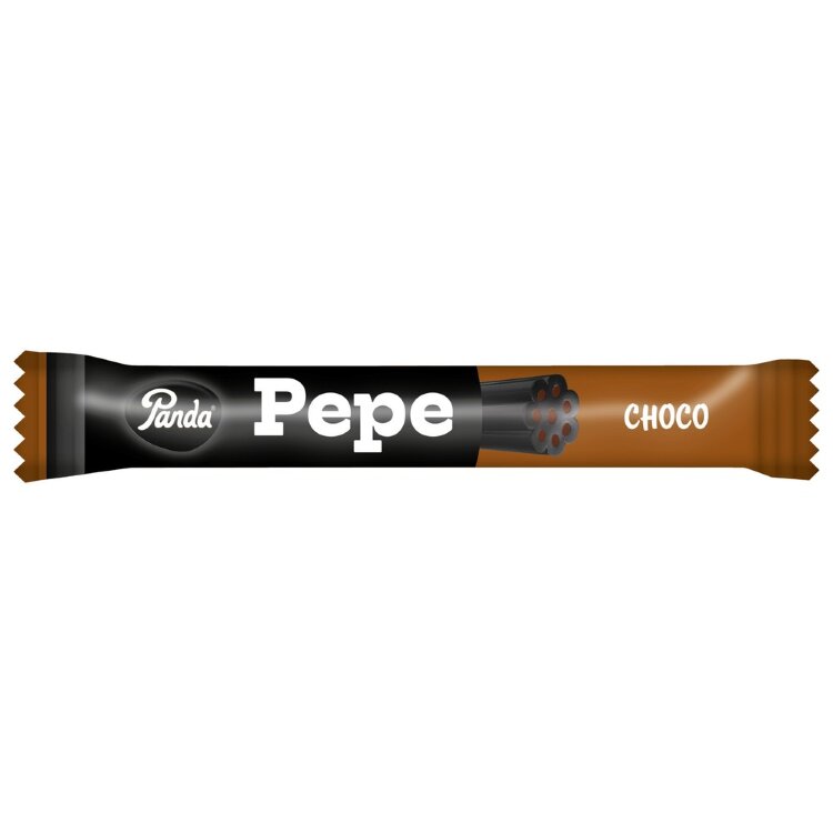 Panda Pepe Choco Filled Licorice Bar 28g