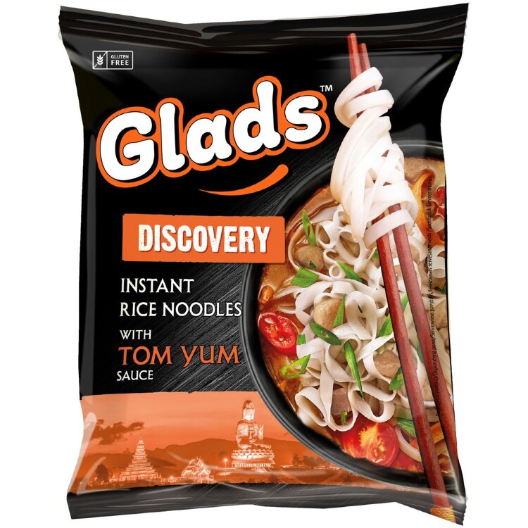 Glads Discovery Rice Noodle with Tom Yum Sauce 65 g