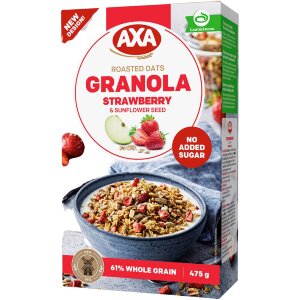 AXA Granola Strawberry & Sunflower Seeds 475g