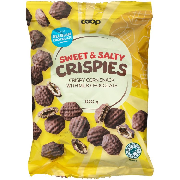 Coop Sweet & Salty Crispies Corn Snacks 100 g