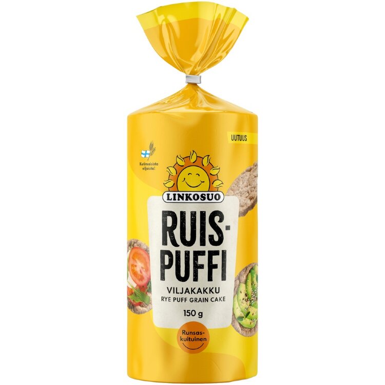 Linkosuo Grain Cake Rye Puff 150g