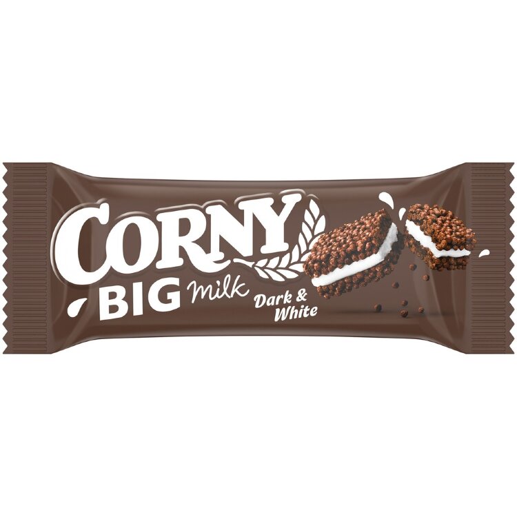 Corny BIG Milk Dark & White Snack Bar 40g