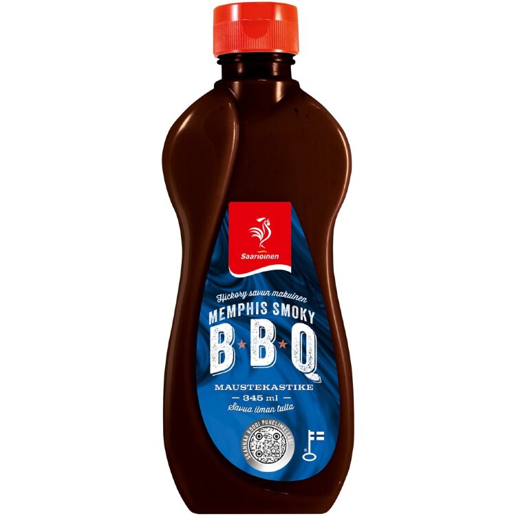 Saarioinen Memphis Smoky BBQ Seasoned Sauce 345ml