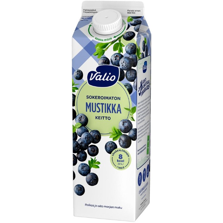 Valio Blueberry Soup 1 kg Unsweetened