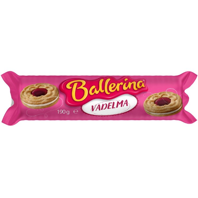 Kantolan Ballerina Raspberry Filled Cookie 190g