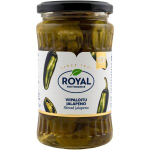 Royal Sliced Green Jalapeno 360/175g