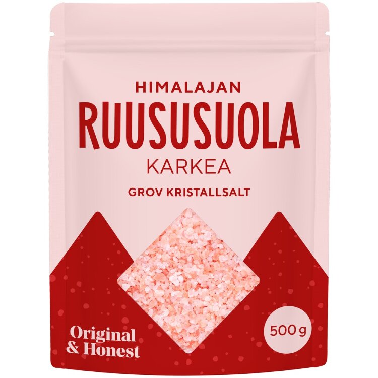 Original & Honest Himalayan Pink Salt Coarse 500g