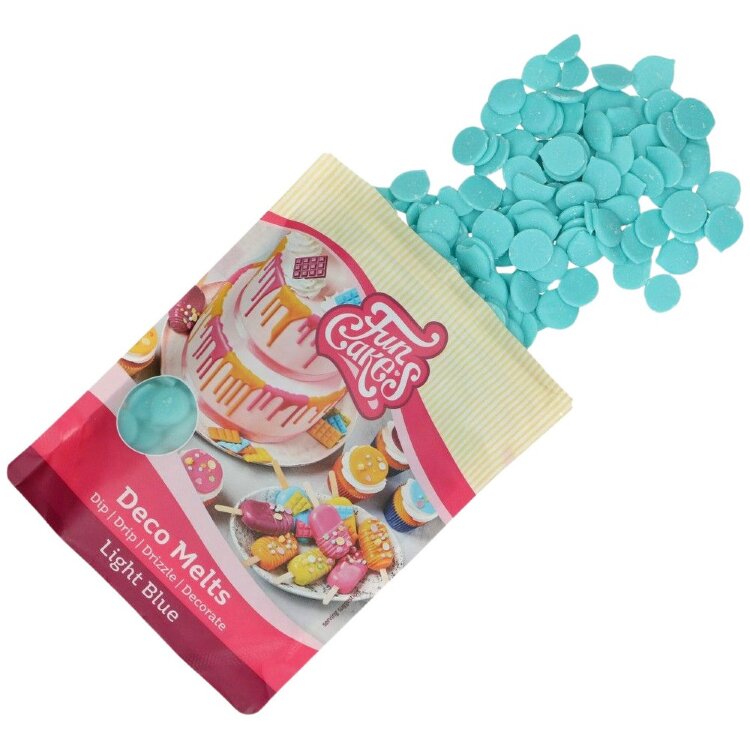 Funcakes decomelts -buttons, Light Blue 250g
