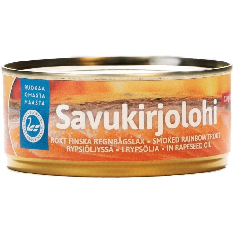 Pielinen Fish Product Smoked Rainbow Trout In Rapeseed Oil 150 g/110 g
