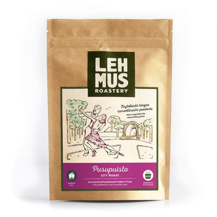 Lehmus Roastery Pusupuisto Coffee Medium Roast 220g Filter Ground