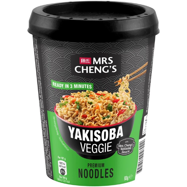 Mrs Cheng's Yakisoba Cup Noodle Vegetable 93g