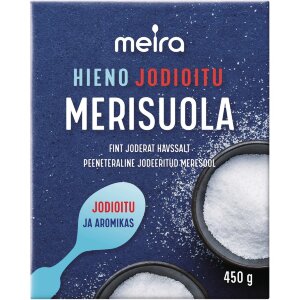 Meira Fine Iodized Sea Salt 450g