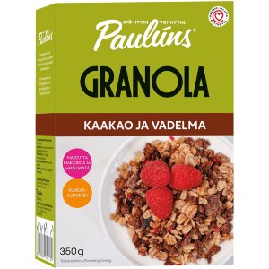 Paulún's Cocoa And Raspberry Granola 350g