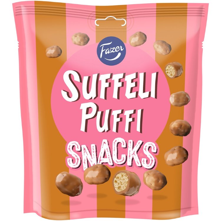 Fazer Suffeli Puffi Snacks Bag 160g
