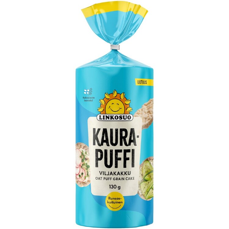 Linkosuo Grain Cake Oat Puff 130g