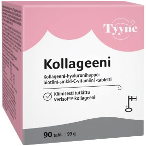 Tyyne Collagen 90 tablets, domestic collagen-hyaluronic acid-biotin-zinc-vitamin C tablet, Vitabalans