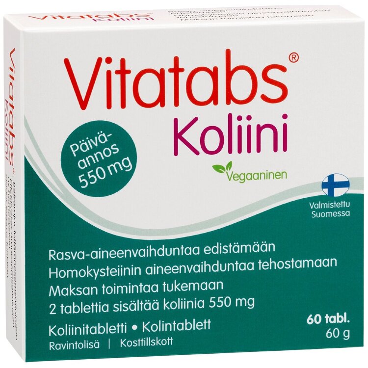 Vitatabs Choline Choline Tablet 60 Tabs