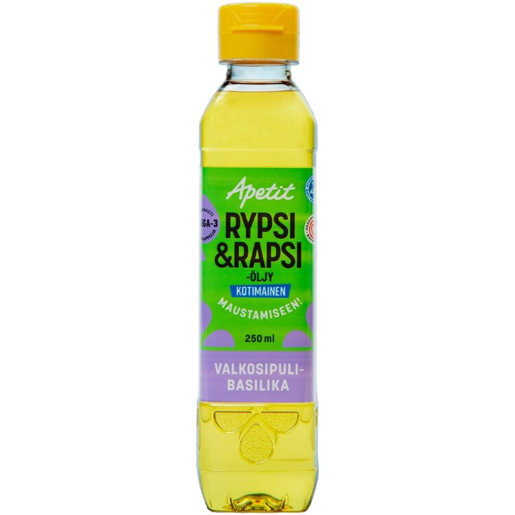Apetit Domestic Rapeseed & Canola Oil Garlic-Basil Flavor 250ml