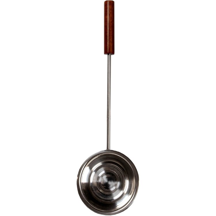House Sauna Ladle Steel with Pine Handle 450 ml