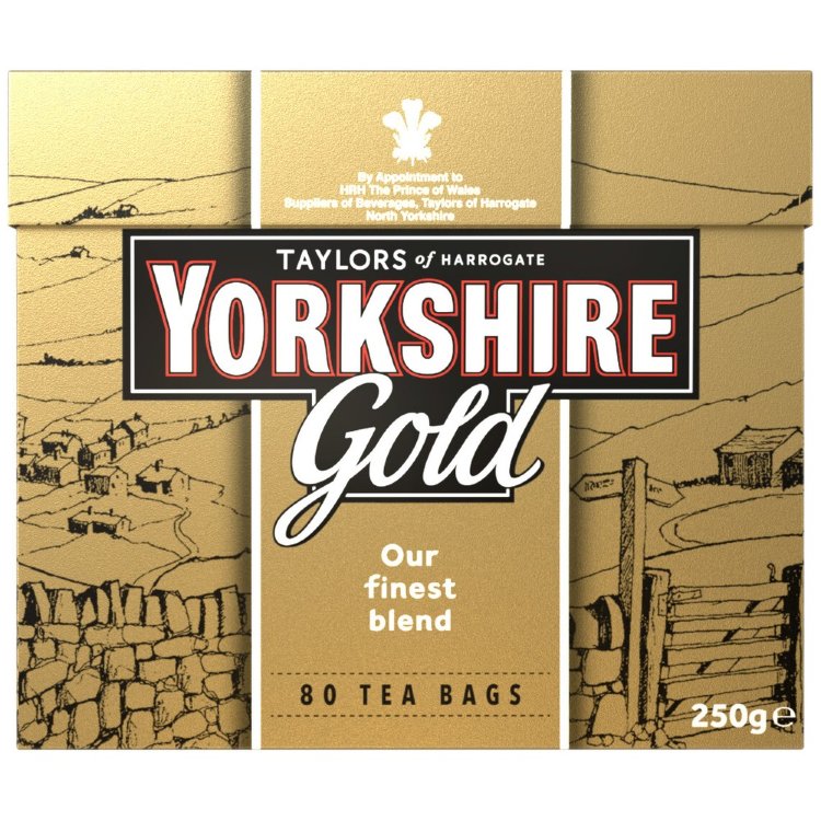 Taylors of Harrogate Yorkshire Gold Black Tea Bags 80pcs