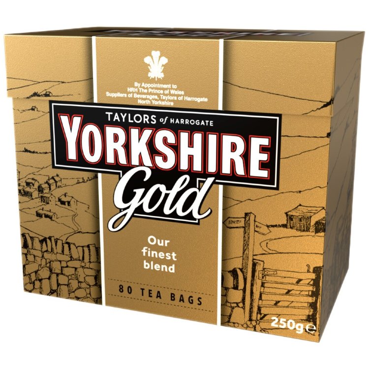 Taylors of Harrogate Yorkshire Gold Black Tea Bags 80pcs