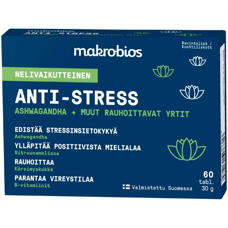 Makrobios Anti-stress 60 Tablets 30g
