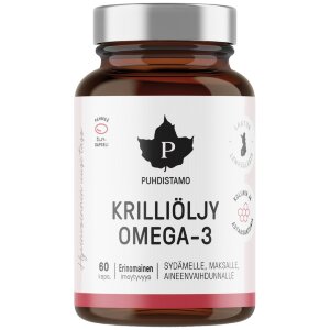Puhdistamo Krill Oil Omega-3 60 Capsules