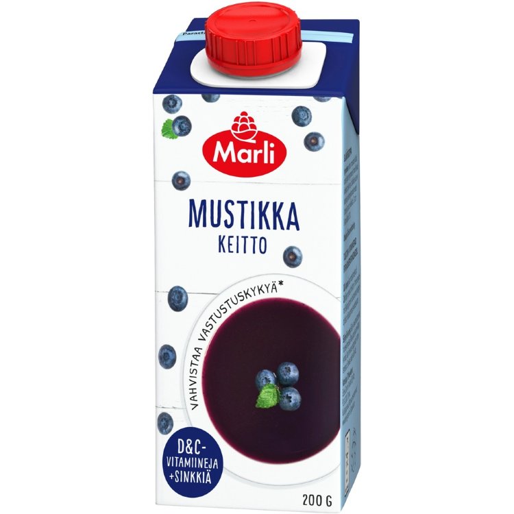 Marli Blueberry Soup +D&C Vitamins, Zinc 200g