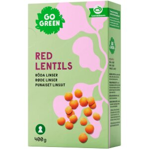 GoGreen Red Lentils 400 g