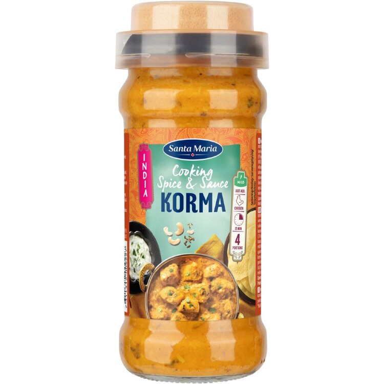Santa Maria 360g Korma Cooking Sauce & Spice