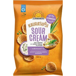 Linkosuo Oat Chips 120g Sour Cream