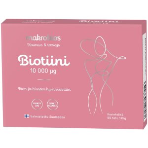 Makrobios Biotin 10000 mcg 60 Tablets 30g