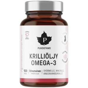 Puhdistamo Krill Oil Omega-3 120 Capsules