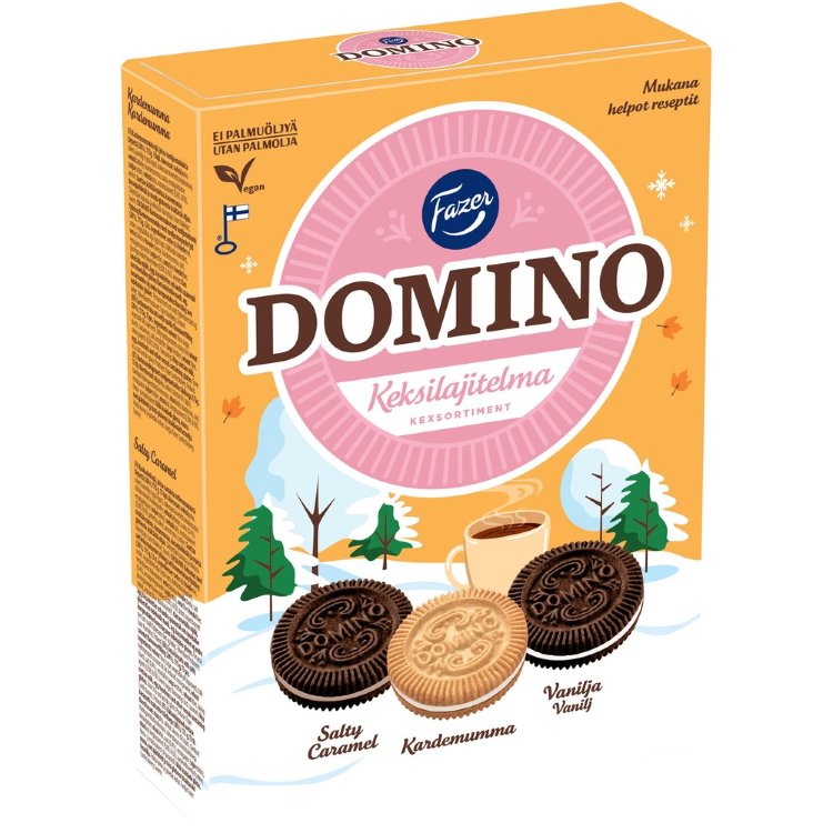 Fazer Domino Biscuit Assortment 525g