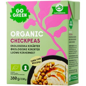 GoGreen Organic Chickpeas 380g