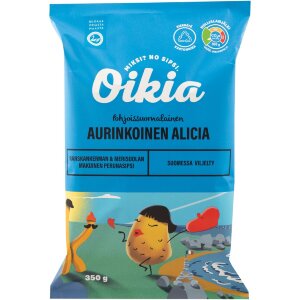 Oikia Sunny Alicia Sour Cream & Sea Salt Flavored Potato Chips 350g