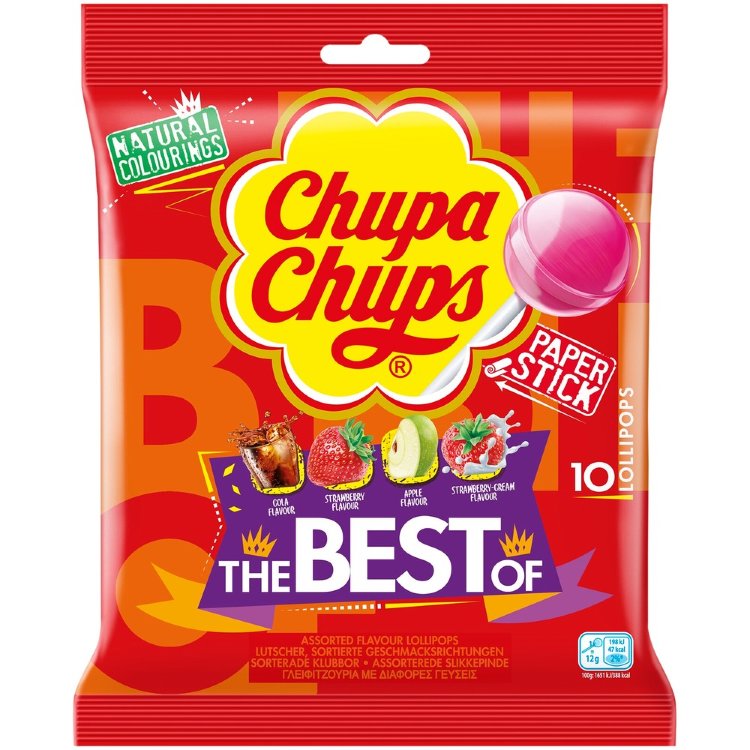 Chupa Chups The Best of Lollipop Bag 120g
