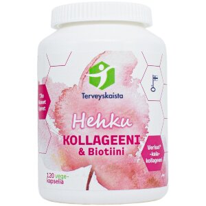 Terveyskaista Radiance Collagen & Biotin 120 caps.