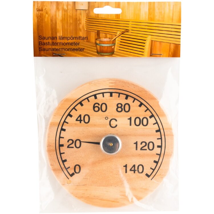 Round Sauna Thermometer
