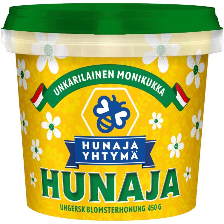 Hungarian Multifloral Honey from Hunajayhtymä 450g