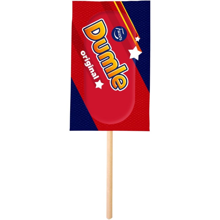 Fazer Dumle 10g milk chocolate coated toffee lollipop