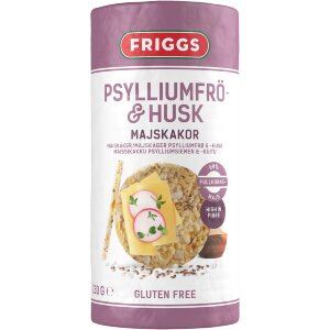 Friggs Corn Cake Psyllium Seed & Fiber Gluten-Free 130g