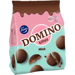 Fazer Domino Bites Mint Treat Cookie 174g