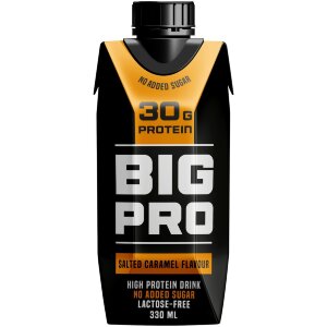 BIG PRO Lactose-Free Salty Caramel Protein Drink 330 ml, UHT