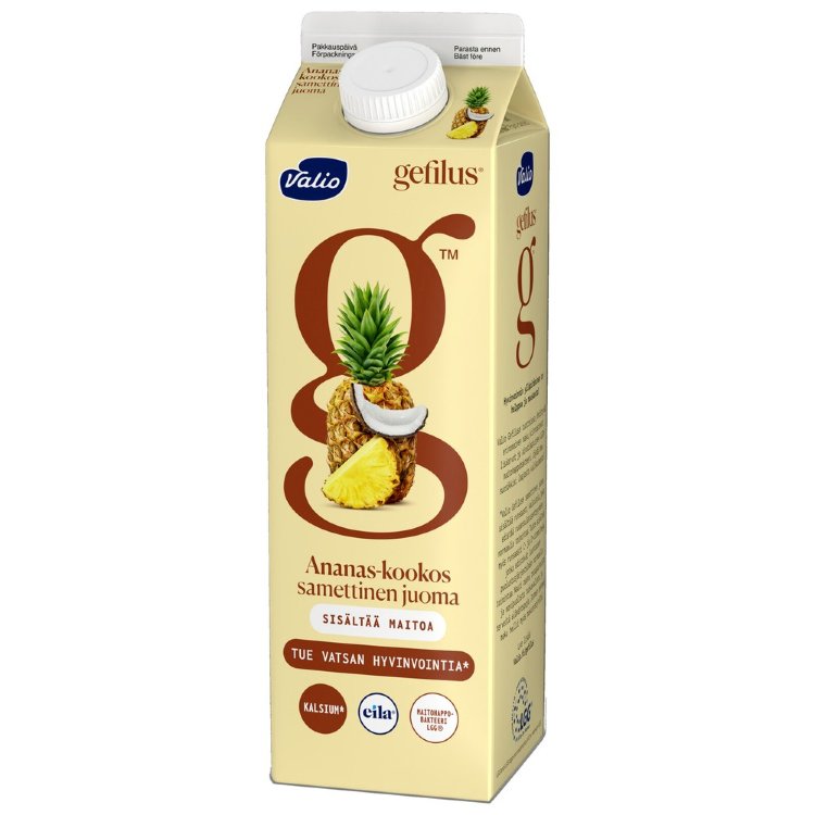 Valio Gefilus® Smooth Drink 1 L Pineapple-Coconut Lactose-Free