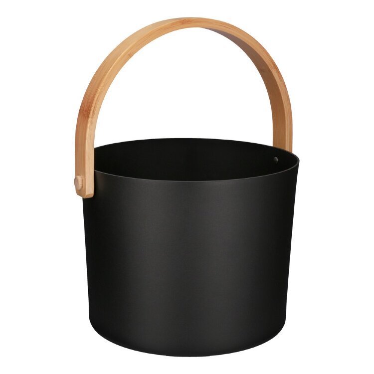 House Sauna Bucket 5 L Aluminum-Bamboo SA2202B-1